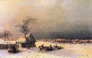Ivan Aivazovsky Moscow in Winter from the Sparrow Hills Germany oil painting artist